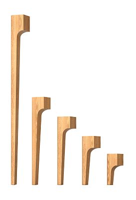 Ножка деревянная MN-186 для всех видов мебели