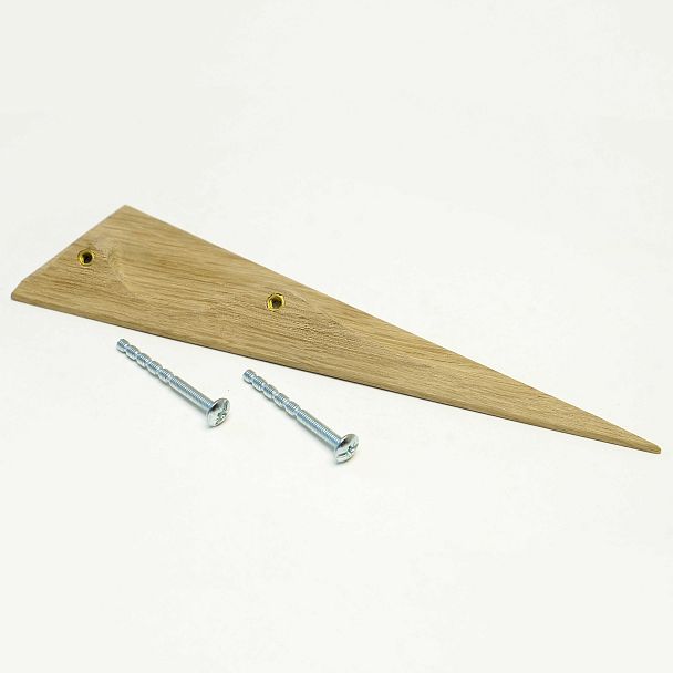 Треугольная ручка для мебели из дерева с креплениями