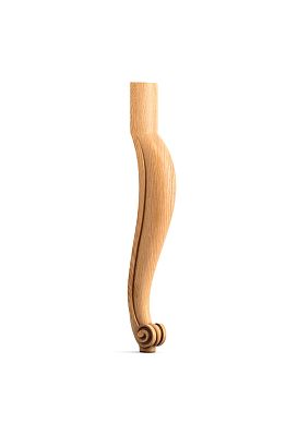 Ножки из массива дерева гнутой формы для мебели MN-021