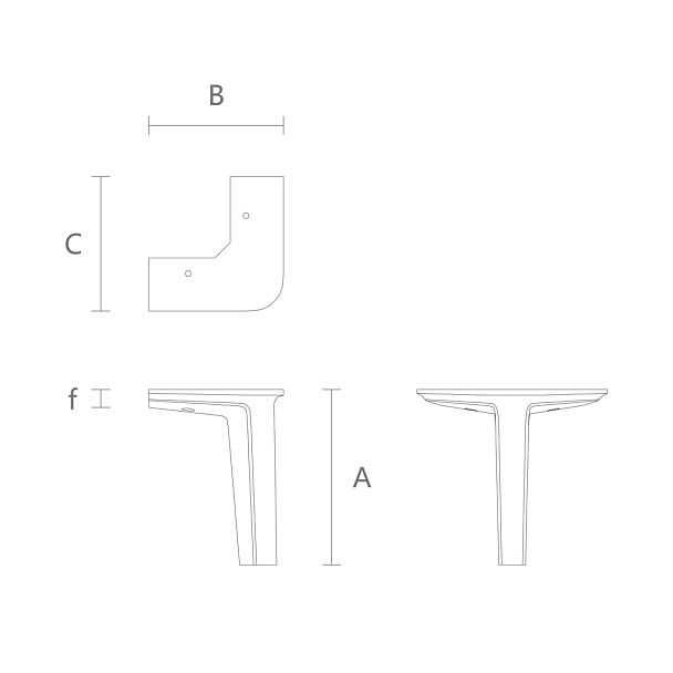 Геометрическая мебельная ножка MN-208