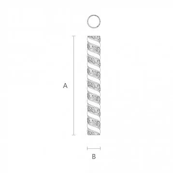 Резная колонна IKN-015 для церкви чертеж декора