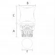 Резная Капитель для Кухонных Гарнитуров KL-011 чертеж