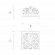 Навершие из дерева L-110 для придания лестнице изящества и великолепия чертеж