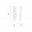 Уникальный дизайн резного кронштейна KR-017R чертеж