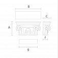 Изысканная Капитель в Мебельном Проекте KL-016 чертеж