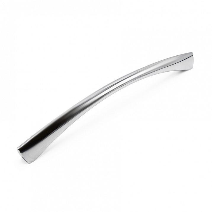 Ручка-скоба хром 176 мм металлическая для шкафов