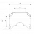 Стильный комплект декора из полиуретана NPU.VRS-003 схема