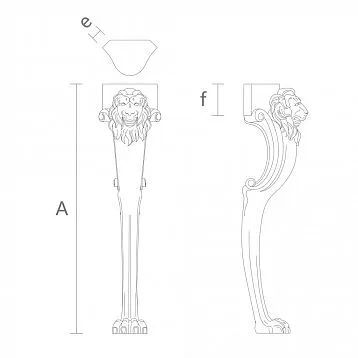 Чертежи ножек для консольного стола