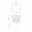 Капитель KL-038 как Центральный Элемент Декора чертеж